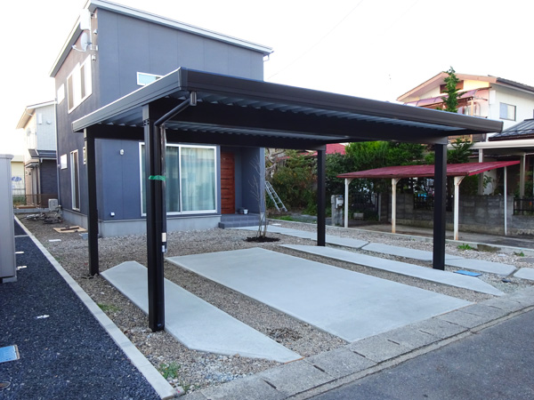 シンプルモダンを追求したおしゃれな外構