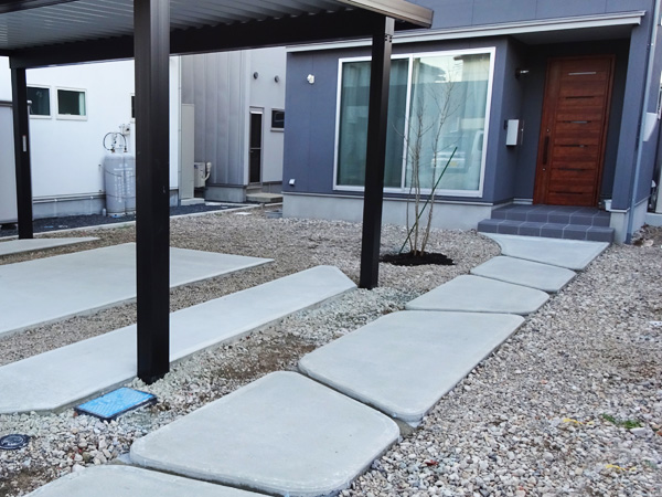 シンプルモダンを追求したおしゃれな外構